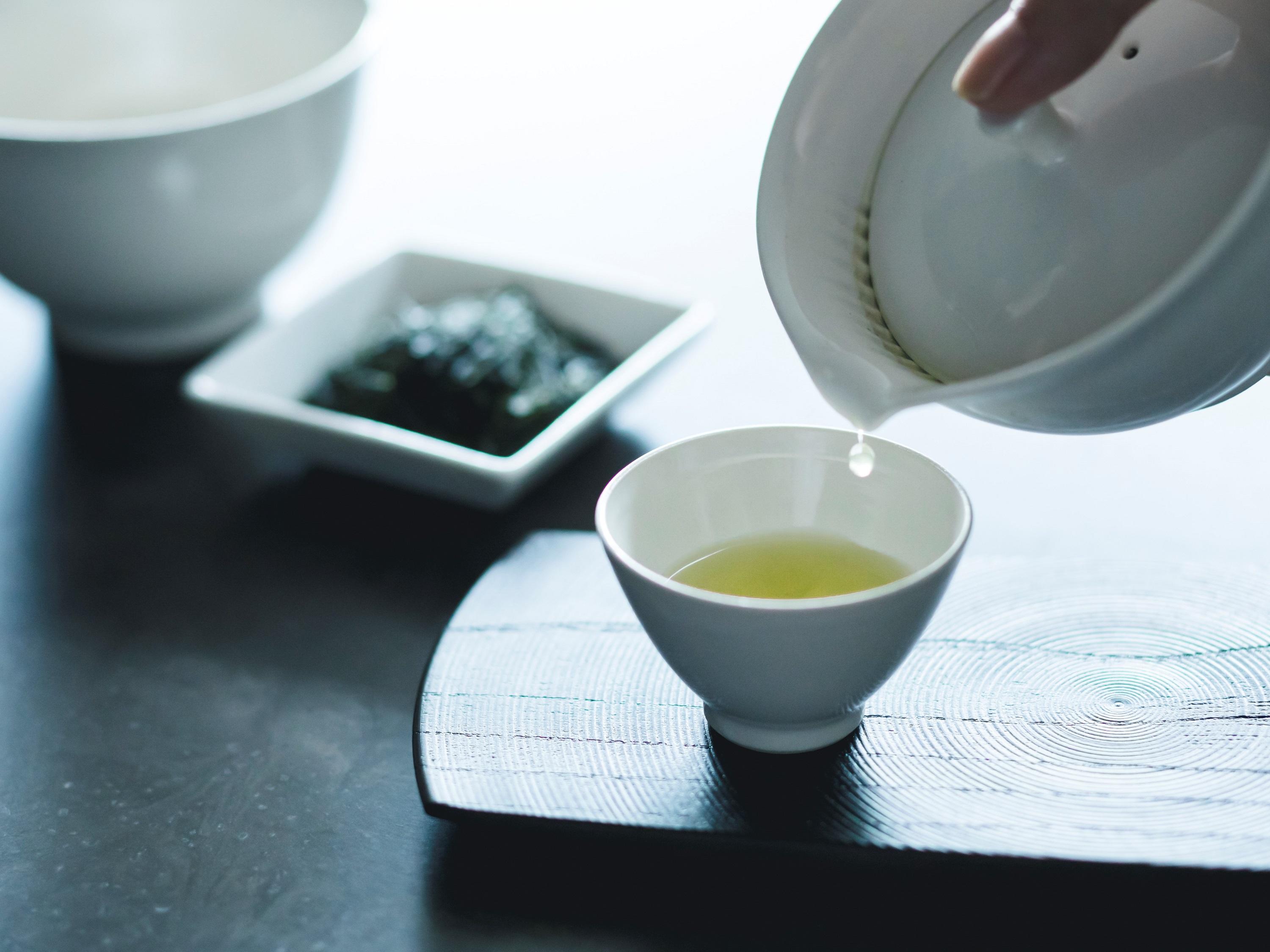 The Thousand Kyōto Esterno foto A cup of Japanese green tea